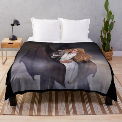 Nessian A Court Of Silver Flames Throw Blanket