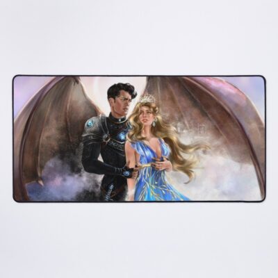 Azriel And Elain Elriel Fanart ACOTAR Mouse Pad