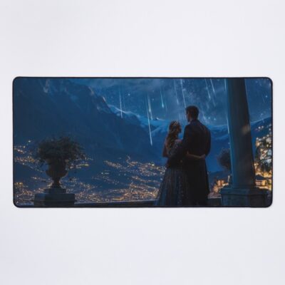 Starfall Night Sky ACOTAR Mouse Pad
