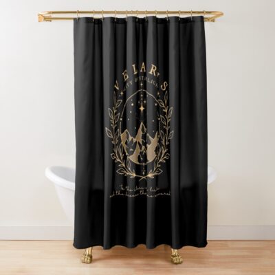 Velaris City Of Starlight Vintage Shower Curtain