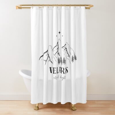 ACOTAR Velaris City Of Starlight Shower Curtain