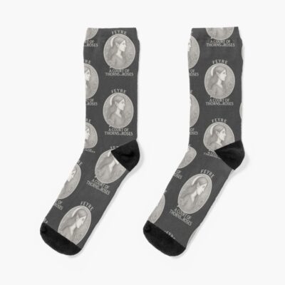 Feyre Archeron Sketch Socks