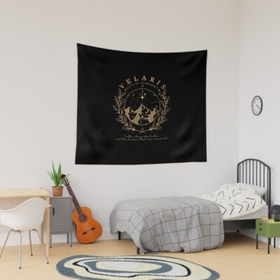 Velaris City Of Starlight Vintage Tapestry